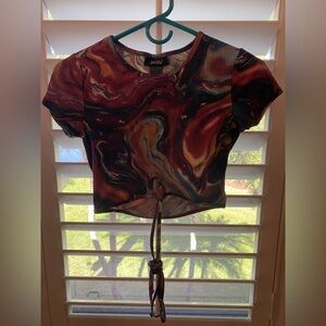 Colorful Abstract Women's Top